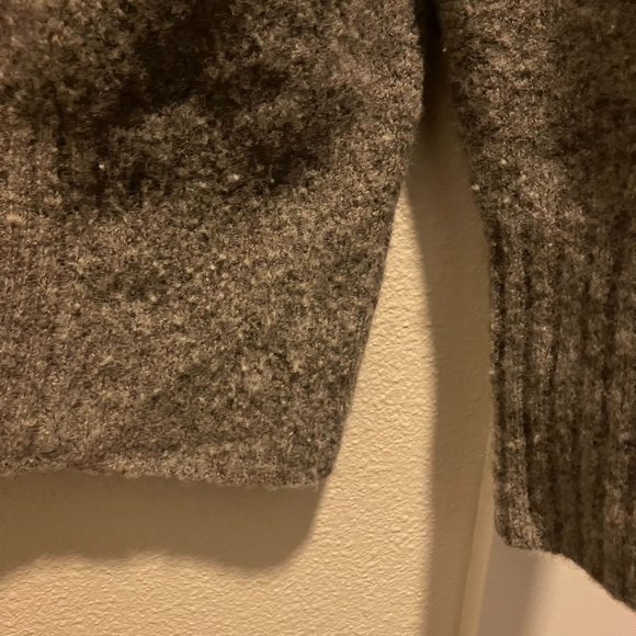 Aritzia The Group by Babaton Merino Blend Turtleneck Sweater in Gray Heather - Picture 6 of 6